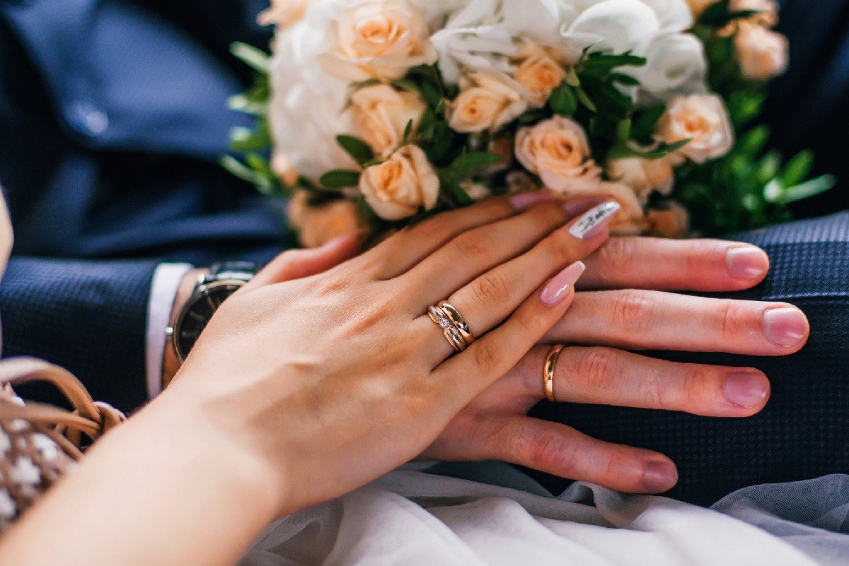 Фото годовщины свадьбы руки с кольцами