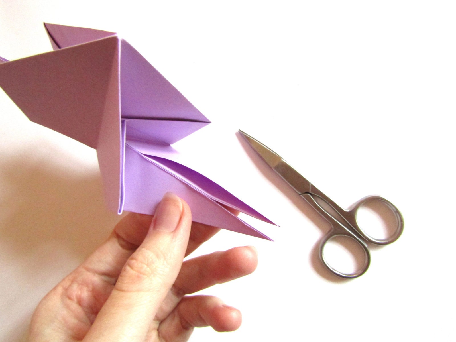 Оригами улитка из бумаги - 19