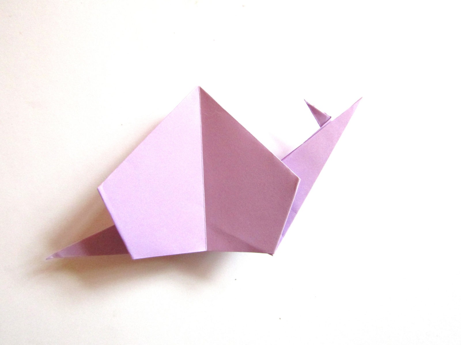 Оригами улитка из бумаги - 21